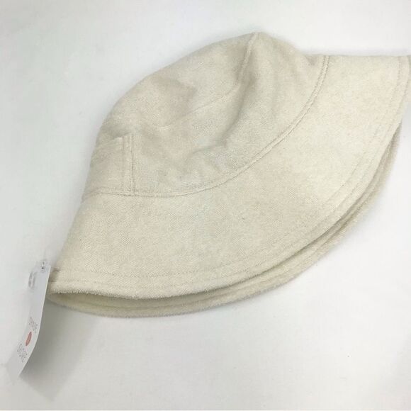 Shade and Shore Bundle of 2 Green Tan Terry Cloth Bucket Beach Hats NEW - Picture 8 of 12